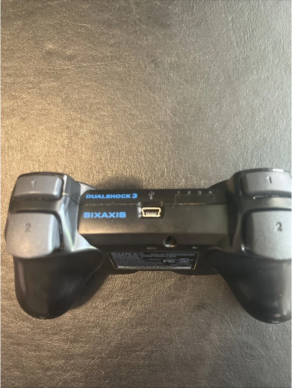 Sony Playstation 3 (PS3) Sixaxis DualShock 3 Controller Black Genuine OEM